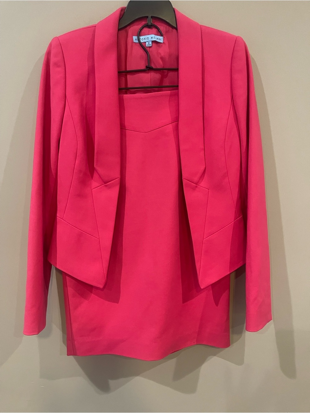 Antonio Melani Women's Pink Blazer and Skirt Set